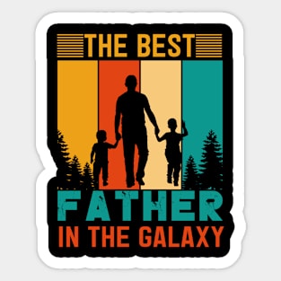 the best father in the galaxy Sticker